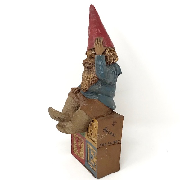 Tom Clark SPOCK LOVE Gnome VTG 1983 Signed - Picture 2 of 11